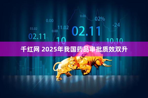 千红网 2025年我国药品审批质效双升